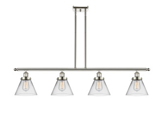 Ballston Urban Four Light Island Pendant in Polished Nickel (405|916-4I-PN-G42)