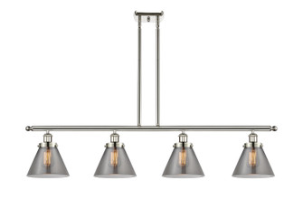 Ballston Urban Four Light Island Pendant in Polished Nickel (405|916-4I-PN-G43)