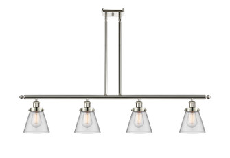 Ballston Urban Four Light Island Pendant in Polished Nickel (405|916-4I-PN-G62) Ballston Urban Four Light Island Pendant in Polished Nickel (405|916-4I-PN-G62)
