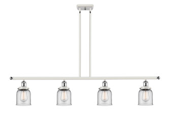 Ballston Urban Four Light Island Pendant in White Polished Chrome (405|916-4I-WPC-G52)