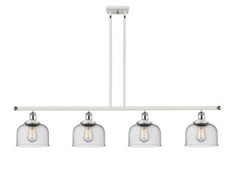 Ballston Urban Four Light Island Pendant in White Polished Chrome (405|916-4I-WPC-G74)