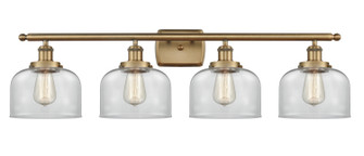 Ballston Urban Four Light Bath Vanity in Brushed Brass (405|916-4W-BB-G72)