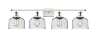 Ballston Urban Four Light Bath Vanity in White Polished Chrome (405|916-4W-WPC-G74)