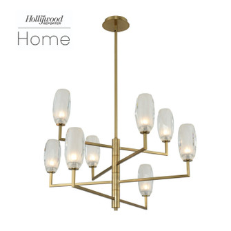 June LED Chandelier in Winter Brass (33|511571WB)