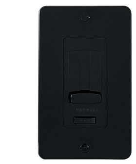 Under Cabinet Accessories LED Driver + Dimmer Trim in Black Material (Not Painted) (12|1DDTRIMBK)