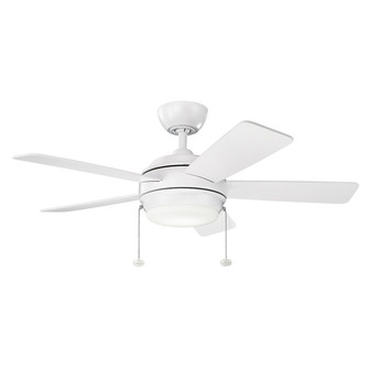 Starkk 42''Ceiling Fan in Matte White (12|330171MWH)