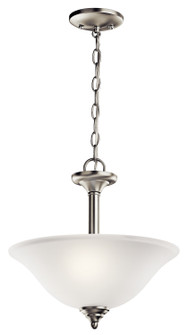 Wynberg Two Light Pendant/Semi Flush in Brushed Nickel (12|3694NI)