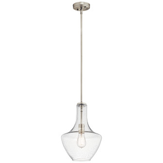 Everly One Light Pendant in Brushed Nickel (12|42141NICS)