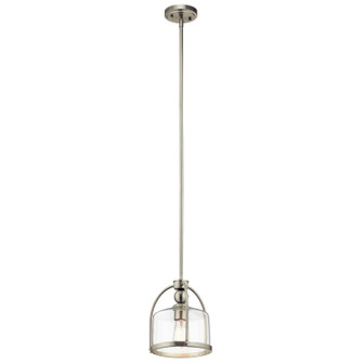 No Family One Light Mini Pendant in Brushed Nickel (12|42798NI)