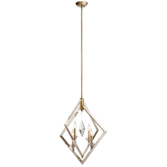 Layan Four Light Pendant in Polished Nickel (12|43051PN)