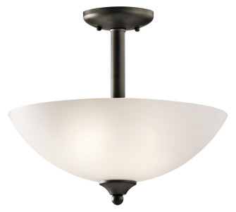Jolie Two Light Pendant/Semi Flush in Olde Bronze (12|43641OZ)