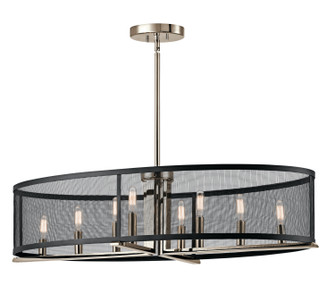 Titus Eight Light Pendant in Polished Nickel (12|43712PN)