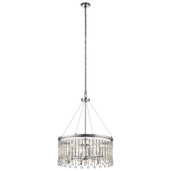 Piper Six Light Pendant in Chrome (12|43723CH)