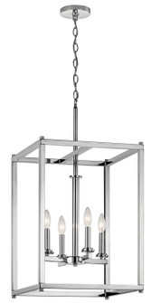 Crosby Four Light Foyer Pendant in Chrome (12|43998CH)