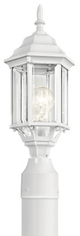 Chesapeake One Light Outdoor Post Mount in White (12|49256WH)