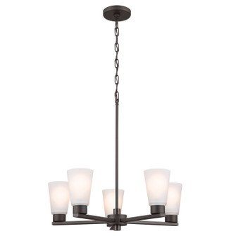 Stamos Five Light Chandelier in Olde Bronze (12|52436OZ)