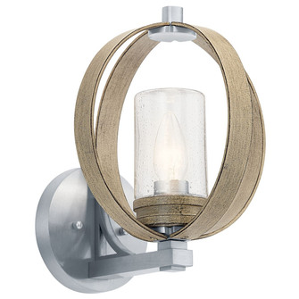 Grand Bank One Light Outdoor Wall Mount in Distressed Antique Gray (12|59066DAG)