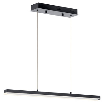 Gorve LED Linear Chandelier in Matte Black (12|83593MBK)