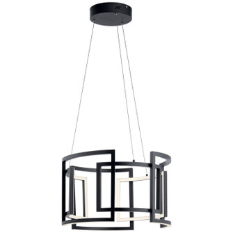 Melko LED Chandelier in Black (12|84133)