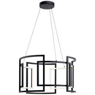 Melko LED Pendant in Black (12|84134)