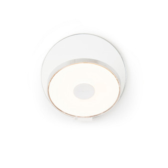 Gravy LED Wall Sconce in Chrome, matte white (240|GRW-S-CRM-MWT-PI)