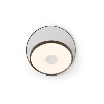 Gravy LED Wall Sconce in Metallic Black/Silver (240|GRW-S-MBK-SIL-PI)