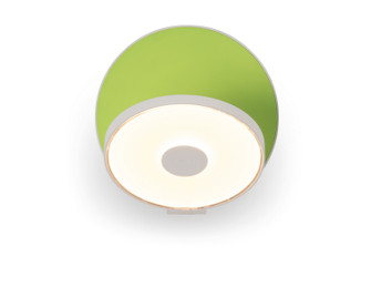 Gravy LED Wall Sconce in Matte white/matte green (240|GRW-S-MWT-MGN-PI)
