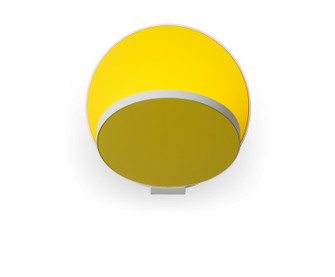 Gravy LED Wall Sconce in Matte White/Matte Yellow (240|GRW-S-MWT-MYW-PI)