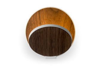 Gravy LED Wall Sconce in Matte white, oiled walnut (240|GRW-S-MWT-OWT-PI)
