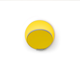 Gravy LED Wall Sconce in Silver, Matte Yellow (240|GRW-S-SIL-MYW-PI)