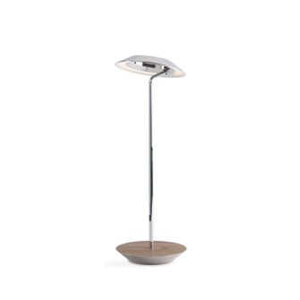 Royyo LED Desk Lamp in Chrome/Oiled Walnut (240|RYO-SW-CRM-OWT-DSK)