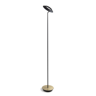 Royyo LED Floor Lamp in Matte black, brass (240|RYO-SW-MTB-BRS-FLR)