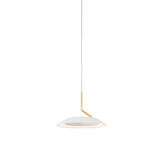 Royyo LED Pendant in Matte White With Gold (240|RYP-S1-SW-MWG)
