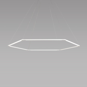 Z-Bar Pendant LED Pendant in Matte White (240|ZBP-24-H-SW-MWT-CNP)