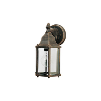 Builder Cast One Light Outdoor Wall Lantern in Rust Patina (16|1026RP)