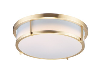 Rogue E26 Two Light Flush Mount in Satin Brass (16|10272WTSBR)