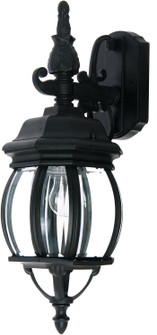 Crown Hill One Light Outdoor Wall Lantern in Black (16|1030BK) Crown Hill One Light Outdoor Wall Lantern in Black (16|1030BK)