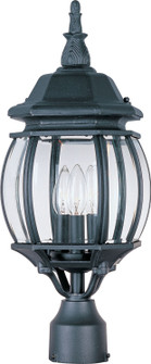 Crown Hill Three Light Outdoor Pole/Post Lantern in Black (16|1035BK)