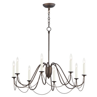 Plumette Eight Light Chandelier in Chestnut Bronze (16|12168CHB)