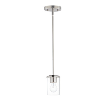 Corona One Light Mini Pendant in Satin Nickel (16|90200CLSN)
