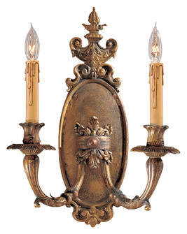 Metropolitan Collection Two Light Wall Sconce in Oxide Brass (29|N202102)