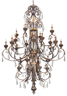 Metropolitan 24 Light Chandelier in Windsor Rust W/ Bronze Accents (29|N6228-228)