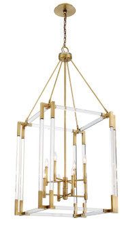 Prima Vista Eight Lights Pendant in Aged Antique Brass (29|N7357-790)