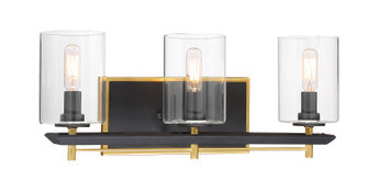 Sable Point Three Light Bath in Sand Coal With Honey Gold Acce (29|N7851-707)
