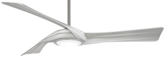 Curl 60''Ceiling Fan in Brushed Nickel With Silver Blades (15|F714L-BN/SL)