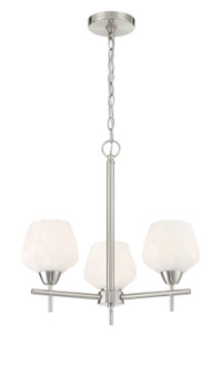 Camrin Three Light Chandelier in Brushed Nickel (7|2173-84)