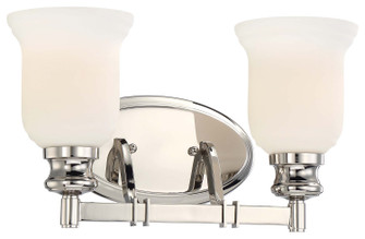 Audrey'S Point Two Light Bath in Polished Nickel (7|3292-613)