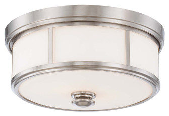 Harbour Point Two Light Flush Mount in Brushed Nickel (7|4365-84)
