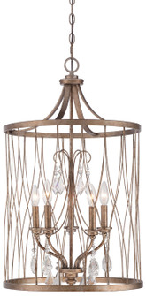 West Liberty Five Light Pendant in Olympus Gold (7|4405-581)
