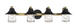 Westfield Manor Four Light Bath in Sand Coal w/Soft Brass (7|4894-685)